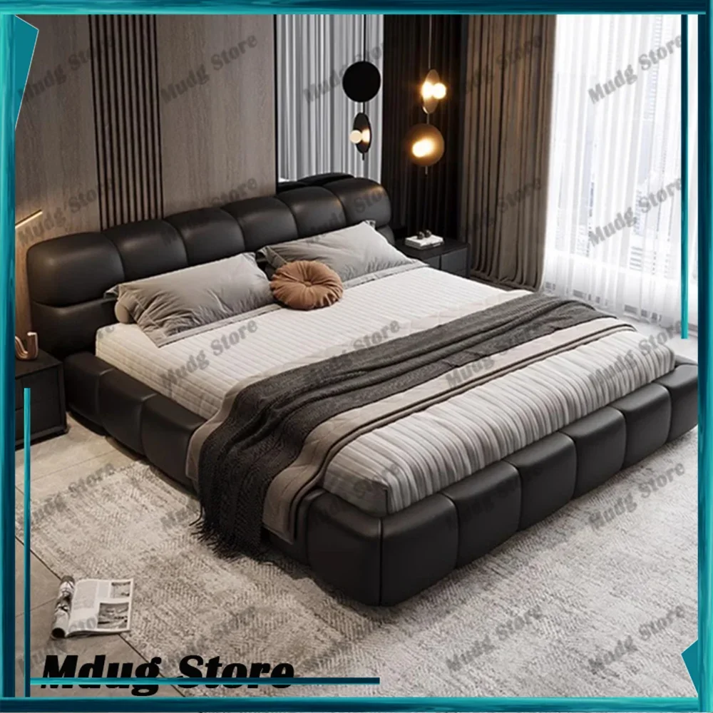 Queen Size Modern Beds Frames Storage Double Sleeping Beds Lounge Nightstands Muebles Para Dormitorio Bedroom Decoration