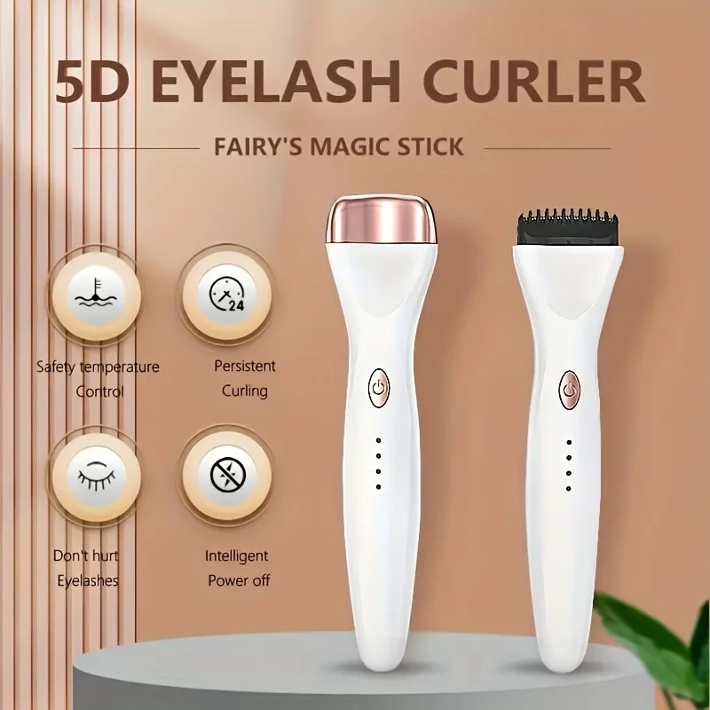 Automatic eyelash curler, instantly create charming eyelashes, heated eyelash curler, mini portable eyelash curler