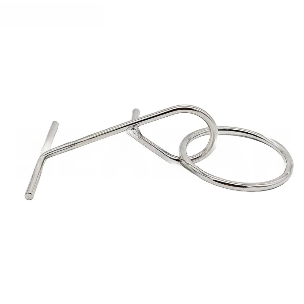 304 SS Portable Towing Ring for Marine Applications Boat Dock Hardware Outdoor Tie Down Cleat 18x10x18cm Saltwater Ready