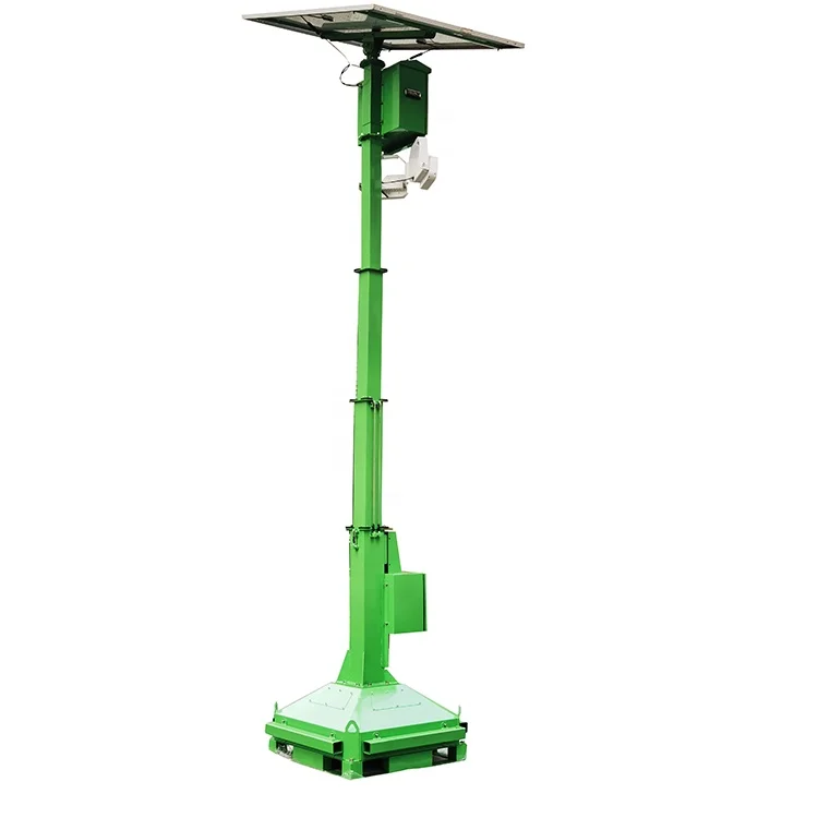 Renewable Solar Power Led Lighting Tower for Temporary Event Space Lighting at Night