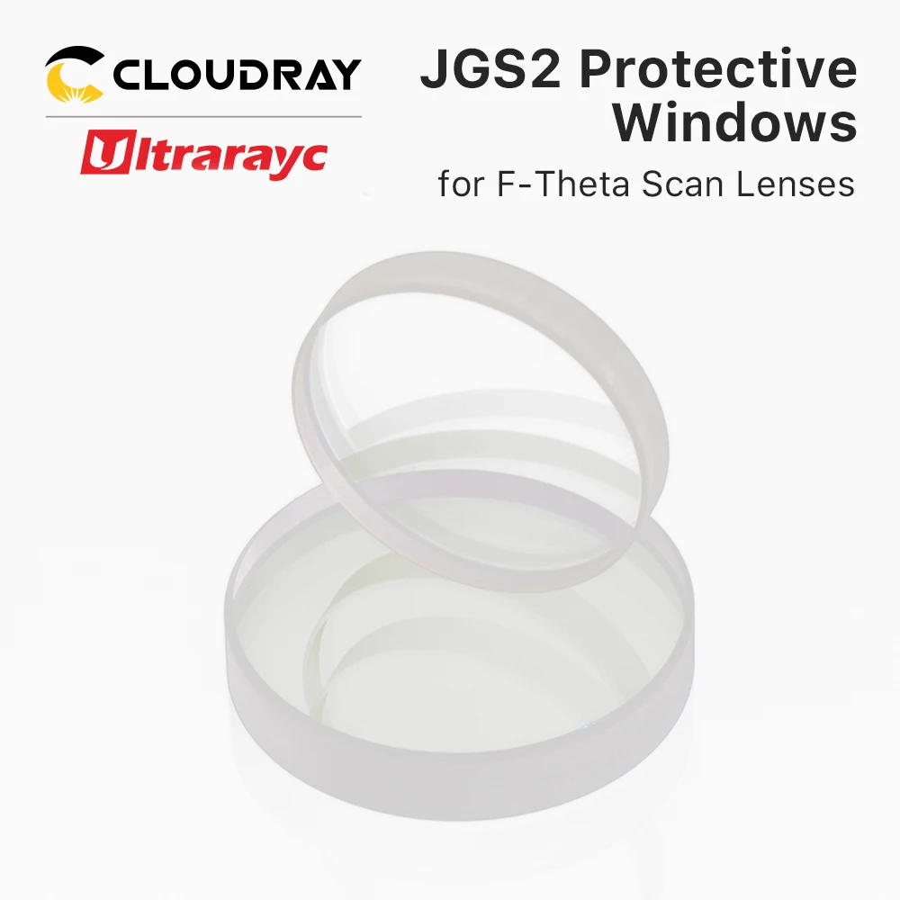 Ultrarayc Protective Windows 50x2mm 75x3mm 100x3mm for 1064nm Fiber Laser F-theta lens & Laser Welding Machine