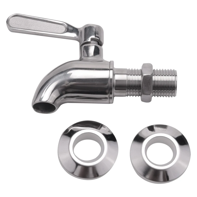 6X Stainless Steel Faucet Tap Draft Beer Faucet For Home Brew Fermenter Wine Draft Beer Juice Dispenser