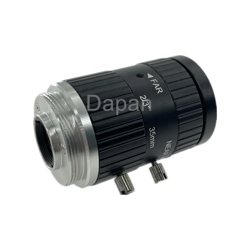 8MP 2/3 インチ C マウント レンズ – 35mm 固定焦点、F2.8、低歪み、マシン ビジョンおよびオートメーションに最適