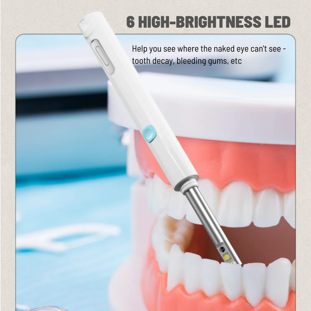 1080P HD Portable WIFI Home Inspection Endoscope Camera Orthodontist Inspection Care Tool for IOS Iphone Android Mac