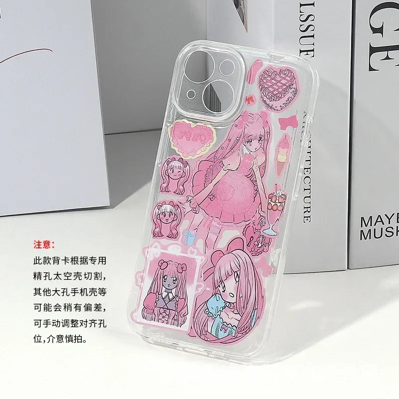 Filmed Transparent Mobile Phone Back Card Card Sticker Diy Base Material Card Paper