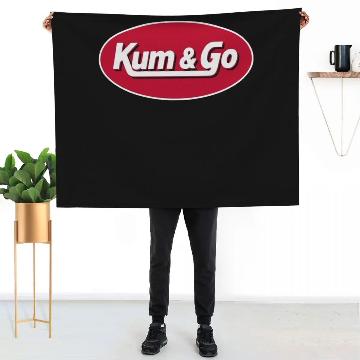 

Kum-And-Go-Logo Essential Throw Blanket Air Conditioner Soft Blanket for Office Home