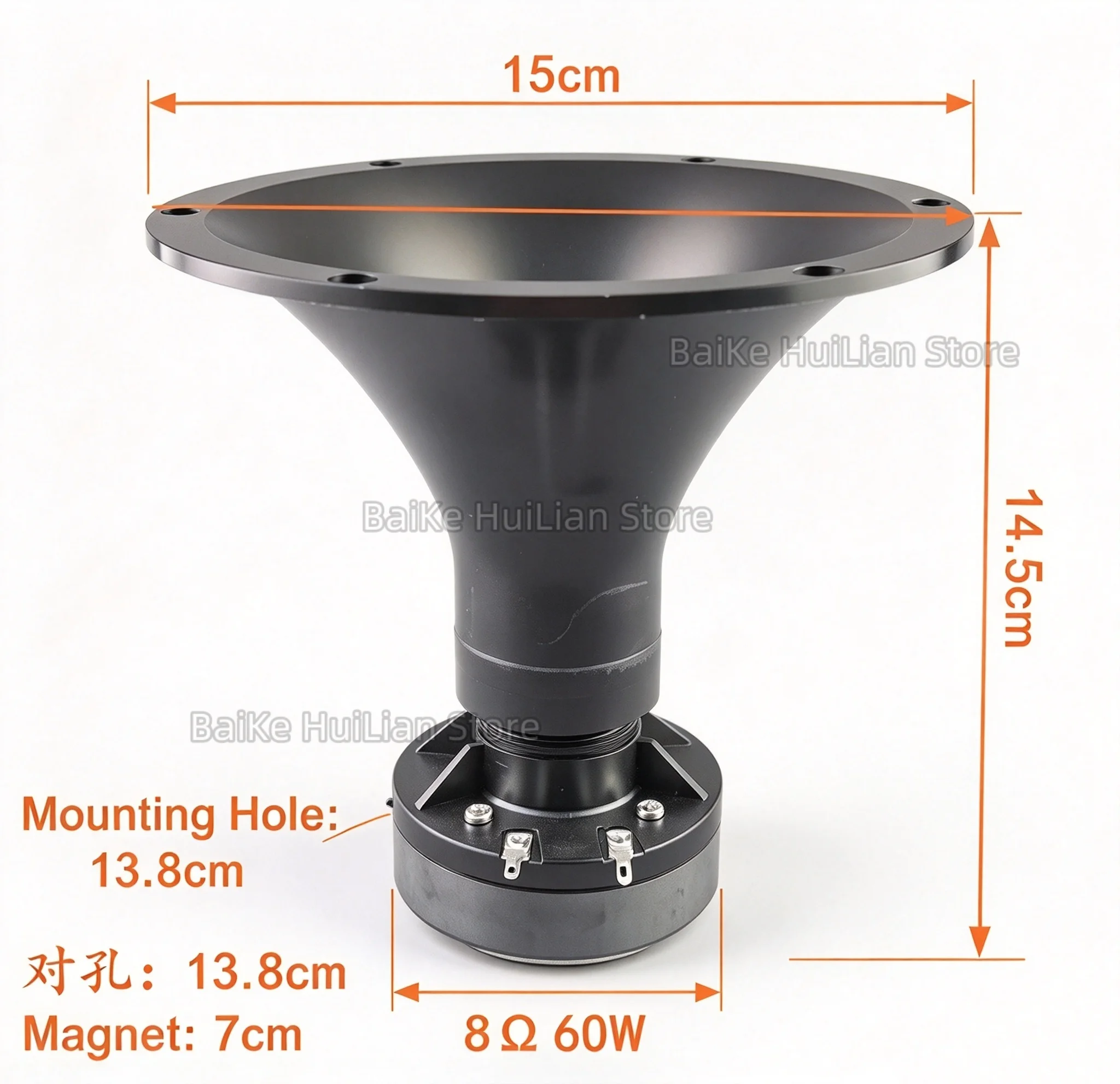 1pcs/lot Horn tweeter 25 core professional stage home horn tweeter bird song tweeter equipment 8 euros 60W