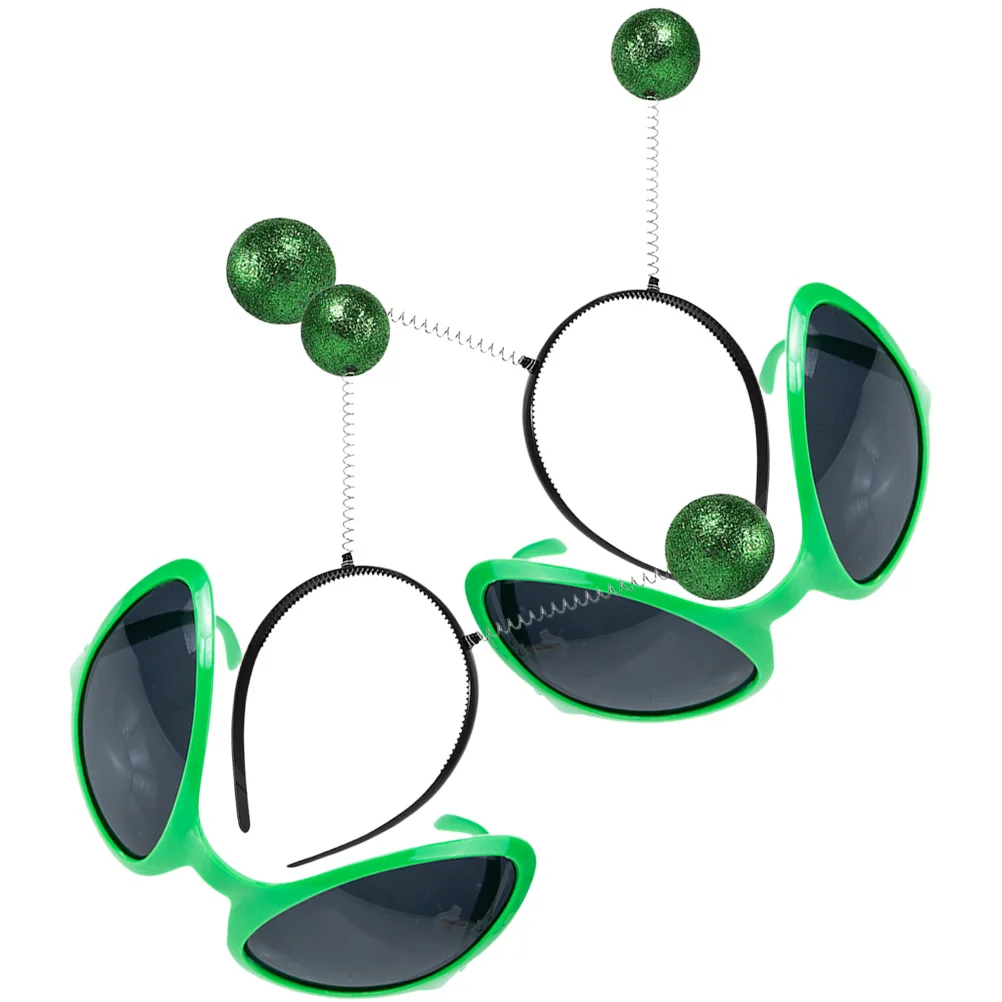 2-zestaw Obcy Opaska na głowę Okulary Antena dla dorosłych Pop Akcesoria Plastikowy kostium dziecięcy Zabawny