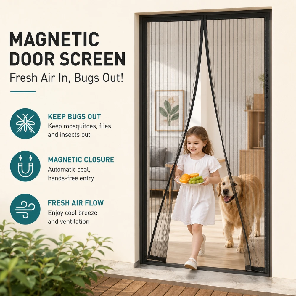 

Home Garden Magnetic Mosquito Net Anti Bug Window Door Curtain Practical Outdoor Insect Isolation Protection Fabric