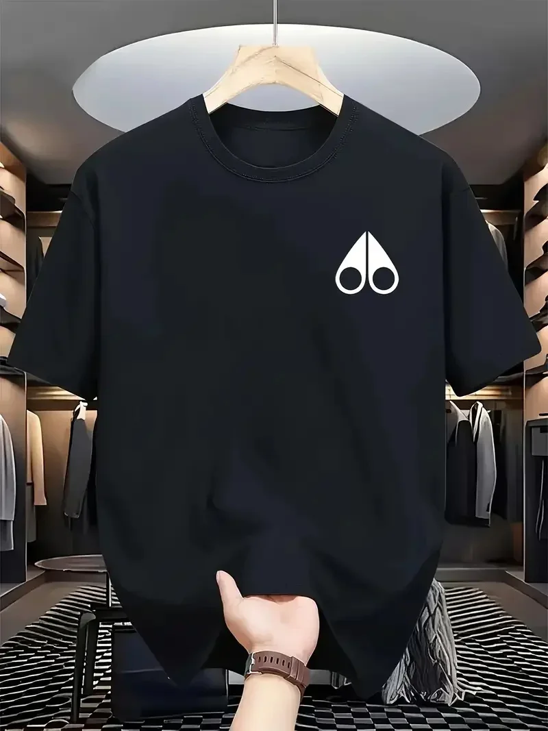 قمصان رجالية قصيرة الأكمام، رياضية وفضفاضة مناسبة للرجال الذين يرتدون قمصانًا كبيرة الحجم سريعة الجفاف وقابلة للتنفس