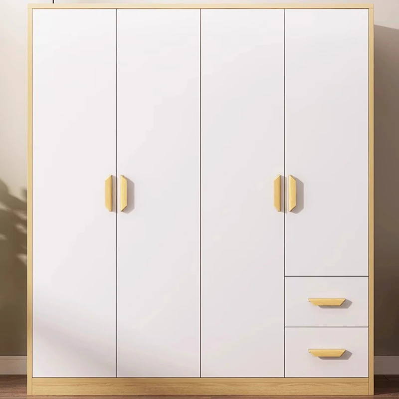 

Garment White Wardrobes Comfortable Closet Cupboards Living Room Multipurpose Space Saving Closet De Madera Organizer Furniture