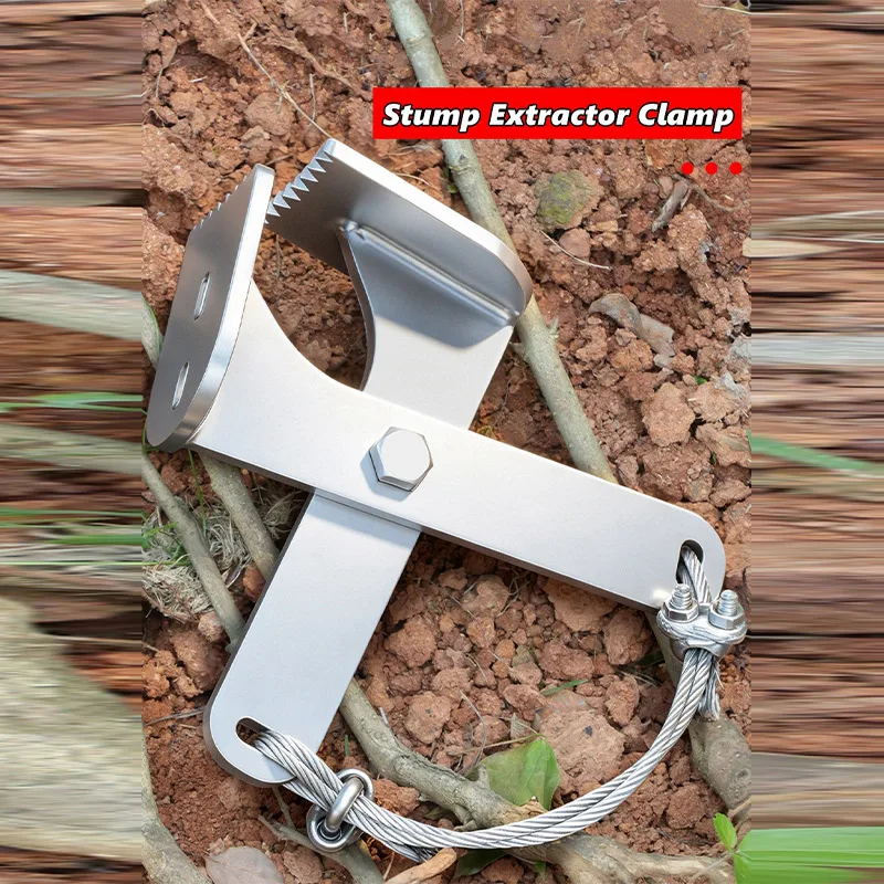 Multipurpose Tree Root Puller Ground Clearing Sapling Puller Tool Ergonomic Garden Tool For Landscaping Farming Forestry Hoe