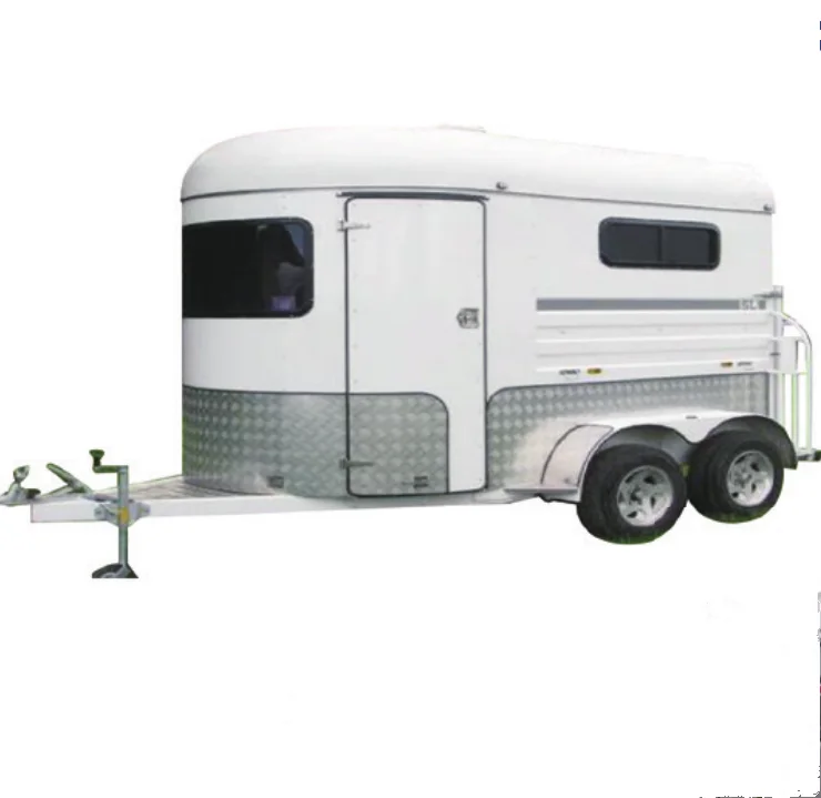 2024 Promotion price 2 hores hot sale australia horse trailer with living area horse float trailer with CE ISO approved