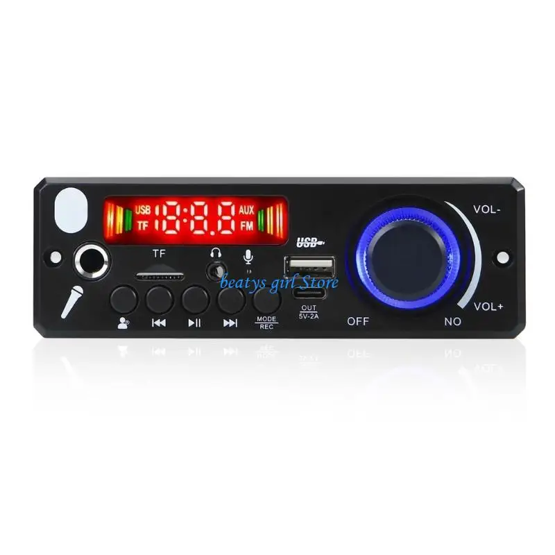 

C7AB 2x40w 80w Amplifier Wirelessly Decoding Board USB Radio Playing Module with Remote