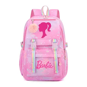 Barbie Canvas Boy and Girl Rucksack, Schul -Rucksack, Laptop, Reisen, für Teenager, neu 6 Hauptverkäufe Kinder -Leinwand -Rucksack - №2