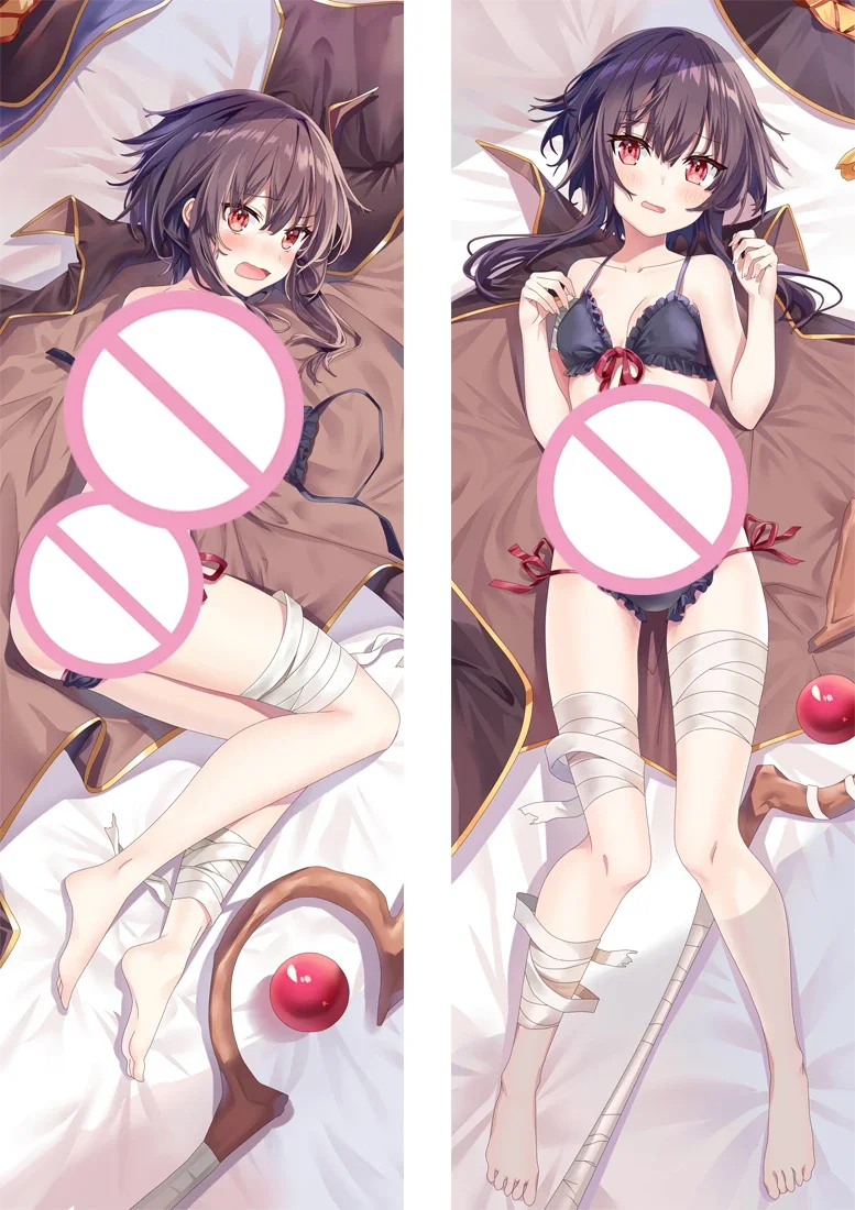 

180cmKonosuba God Blessing On This Wonderful World Megumin Dakimakura Cover Cartoon Anime Outaku Pillowcase Hugging Body Bedding