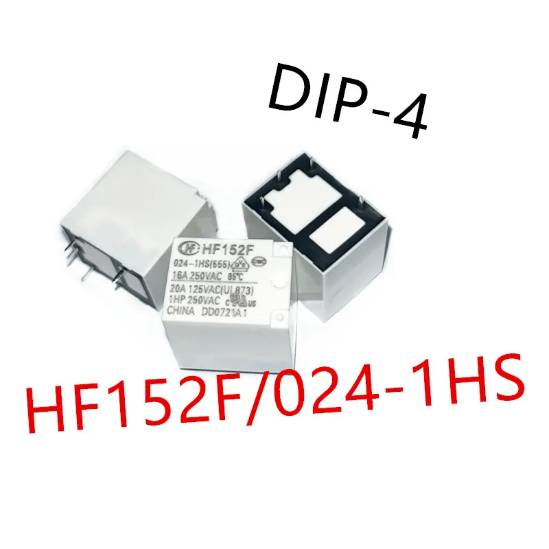 10 قطعة HF152F/005-1HS 、HF152F/012-1HS 、HF152F/024-1HS DIP-4 مرحل الطاقة الجديد HF152F-012-1HS 、HF152F-024-1HS 、HF152F-005