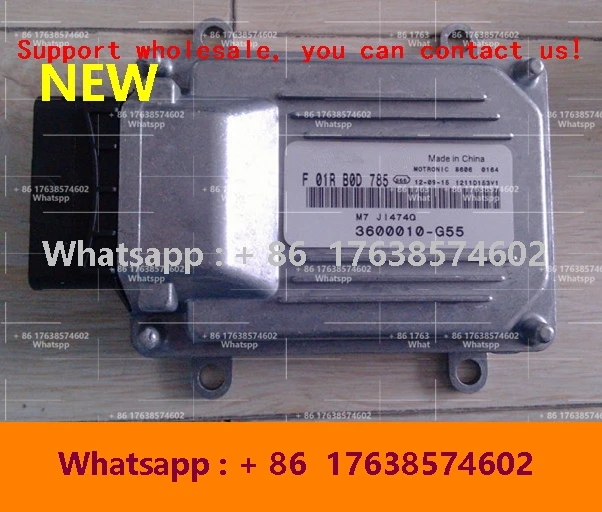 

New ECU M7 F01R00D785 3600010-G55 F01RB0D785 Electronic Control Unit Computer Board For CHANA F01R00DA15 3600010-E06 F01RB0DA15