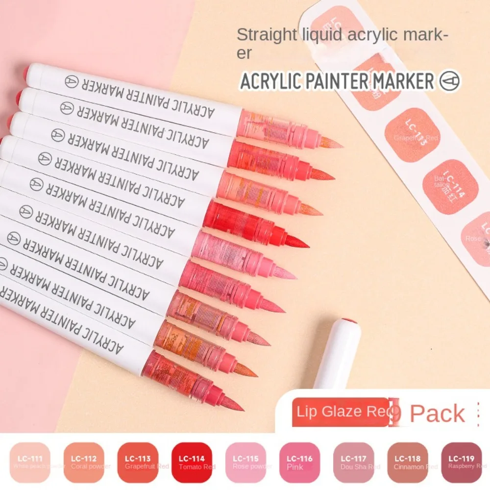 

Многофункциональный тонкий перо, красочный маркер, многоцелевая 9-цветная ручка для рисования, портативный стираемый маркер, ручка-холодильник