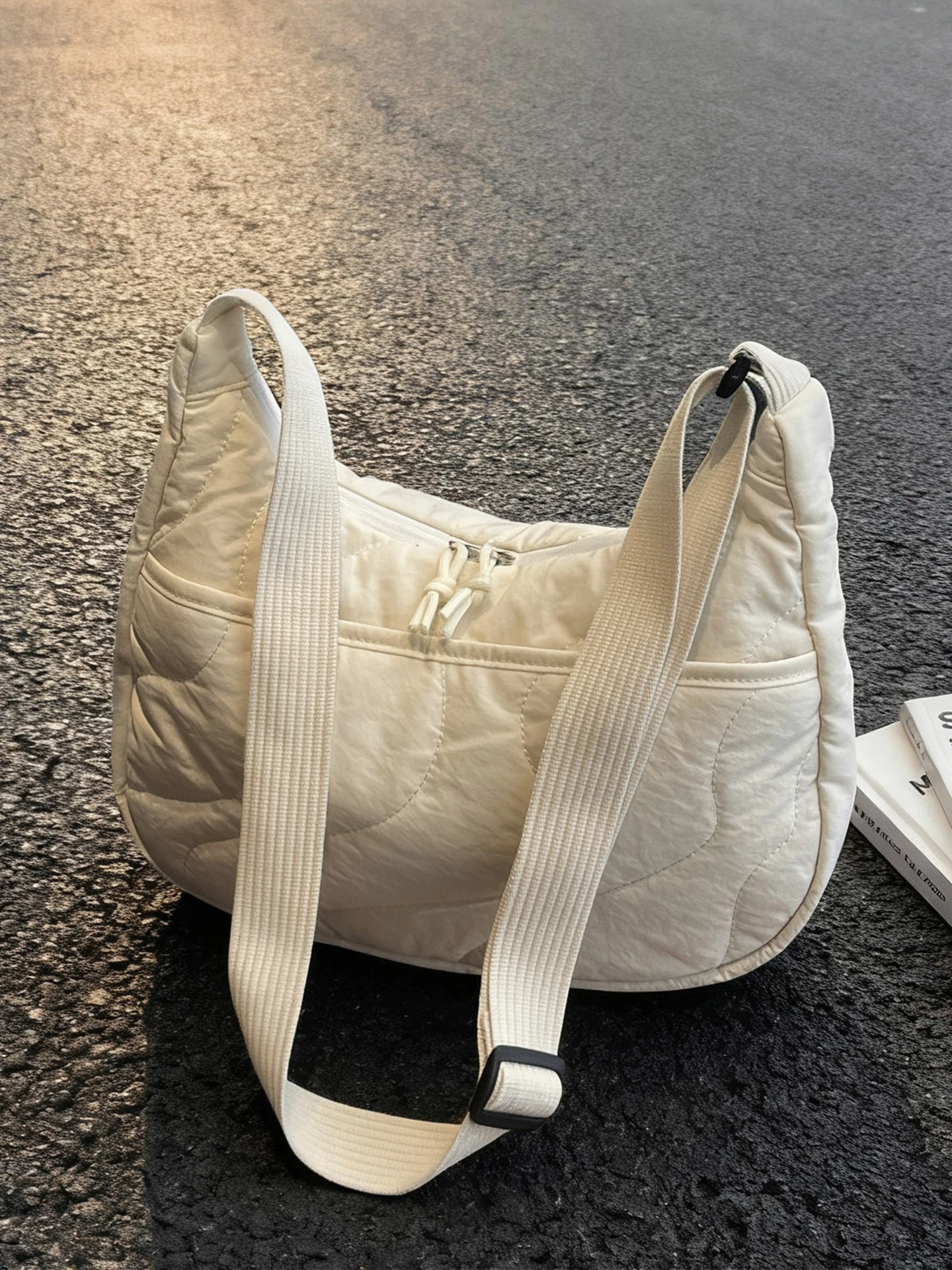 

Большая женская сумка через плечо в форме пельменя, повседневная, простая, для города, на одно плечо, для студентов