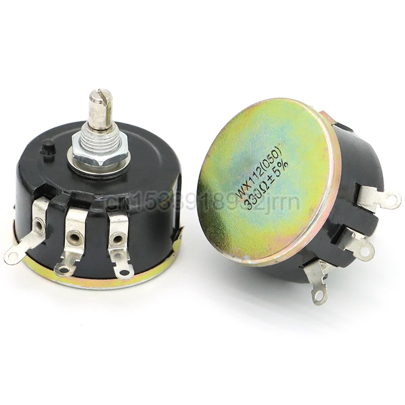 1PCS WX112 WX050 5W single coil wound potentiometer 5W adjustable resistance 220 Ω 1K5 2k2 4k7 10K