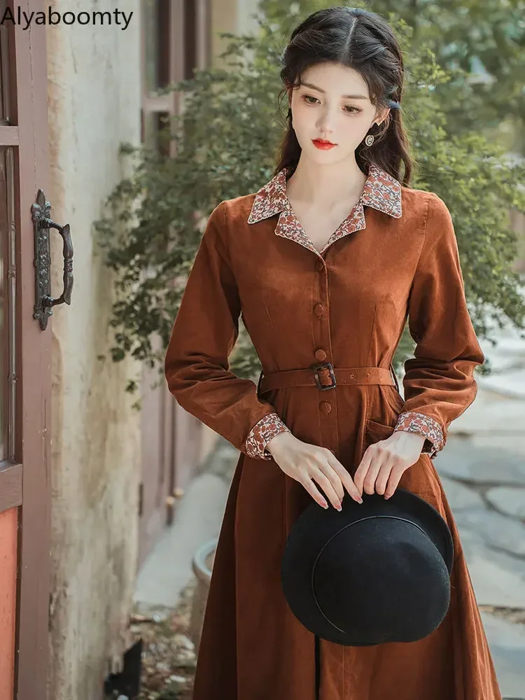 brown dress with cardigan Brown Ribbed Sleeveless Dress Cardigan Set main image 0