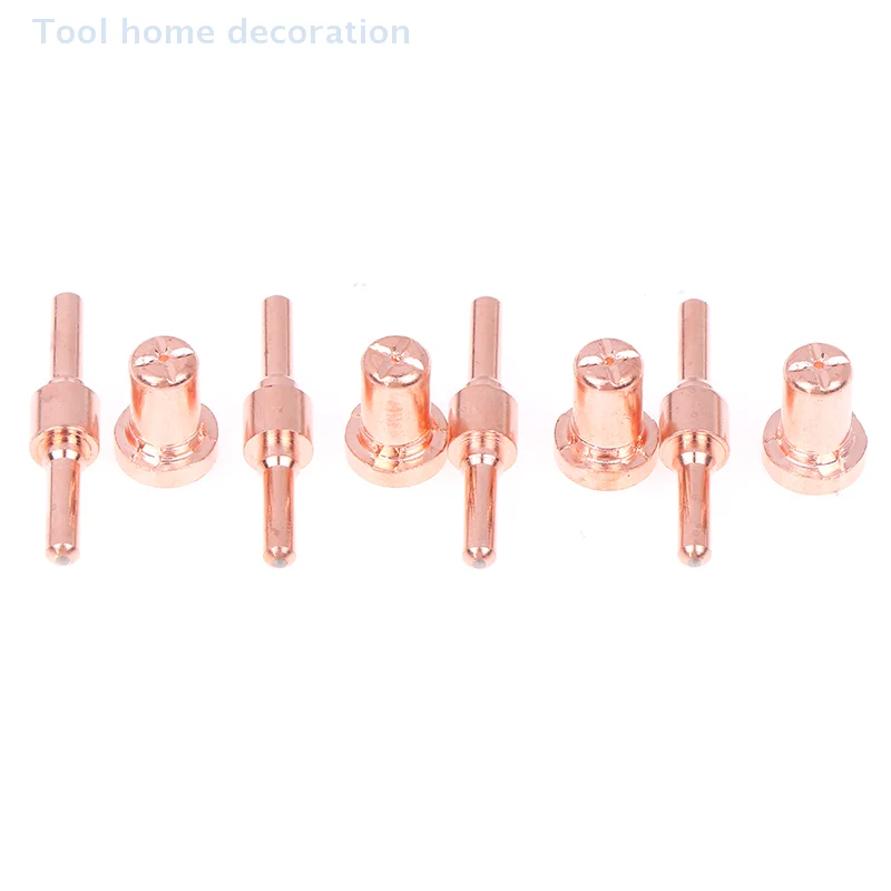 20pcs Red Copper Extended Long Plasma Cutter Tip Electrodes&Nozzles Kit Consumable For PT31 LG40 40A Cutting Welder Torch