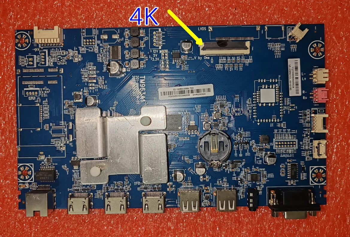 

TM963A1 201-MM963A1N-00/01 LED TV motherboard tested well 2 different interfaces, check