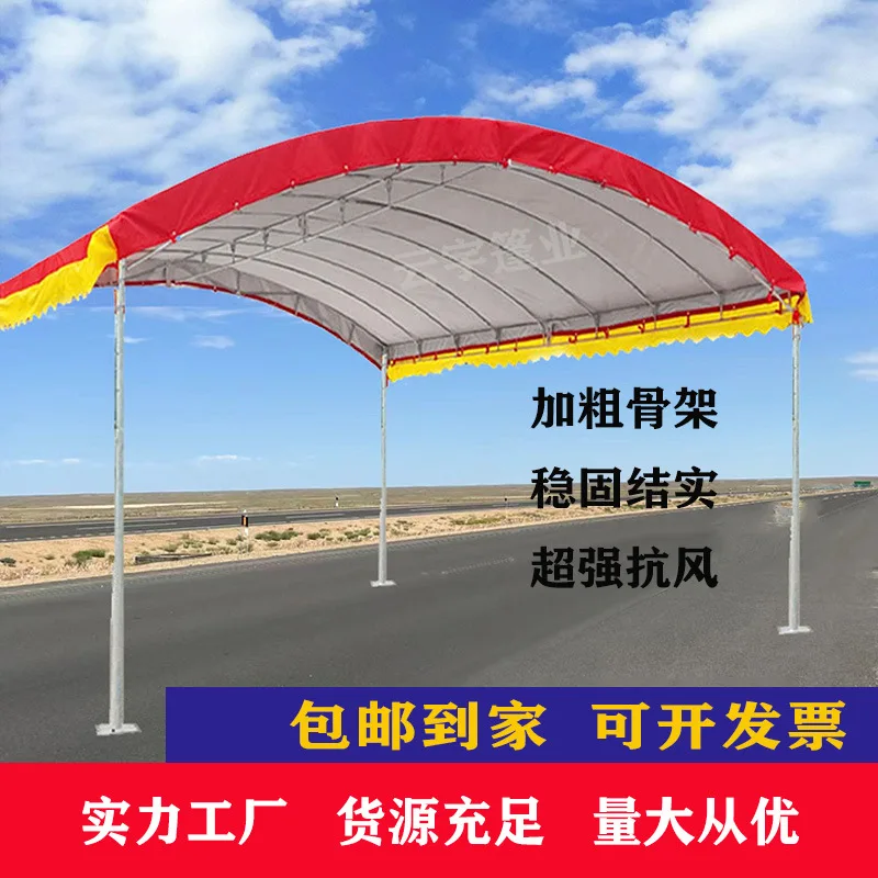Factory direct sales wedding banquet tent fair wedding market stall movable retractable sunshade rain tent