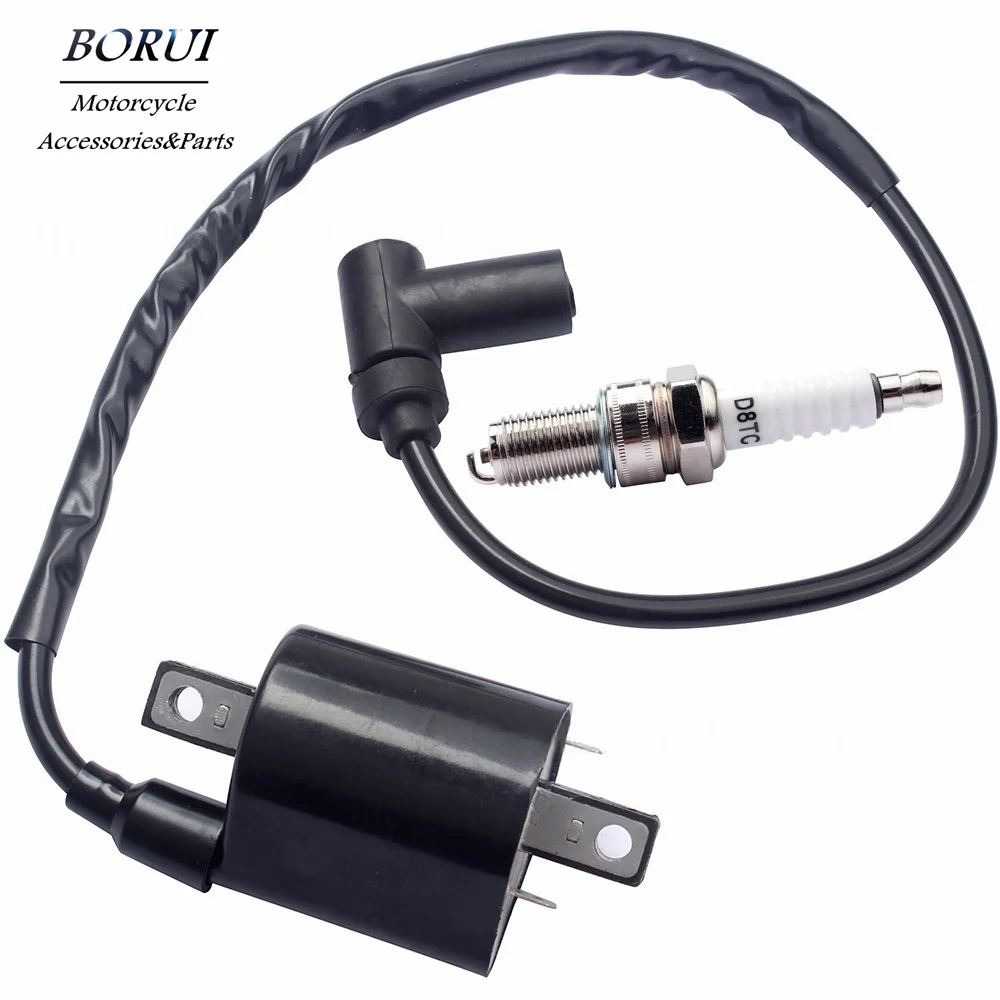 

Motorcycle Ignition Coil and Spark Plug for Yamaha G2 5 8 9 11 14 J38-82310-20-00 99999-02368-00