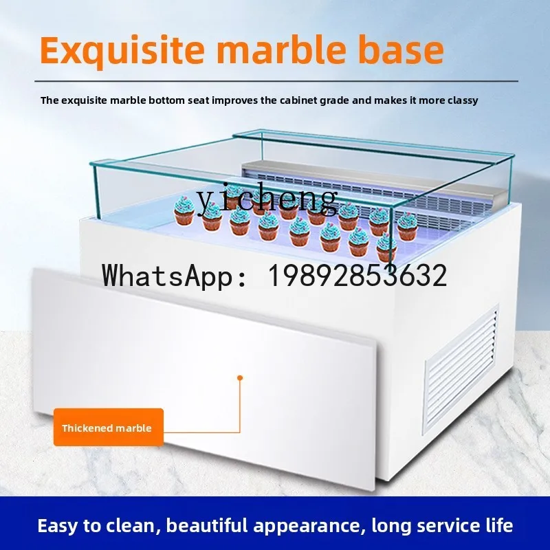 

AB Commercial Air-Cooled Cake Dessert Sushi Pastry Fresh Display Cabinet Open Refrigerated Cabinet