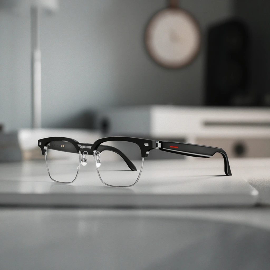 

Designer Smart Glasses With Bluetooth Music and Clear Audio Bluetooth Smart Glasses for Music High-Quality Smart Eyewear