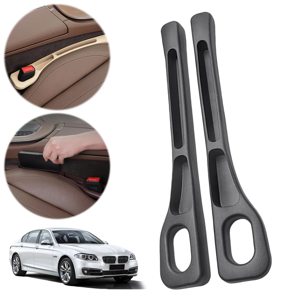 1 Pair Car Seat Gap Filler Universal Seat Side Slot Filling Strip Leak Proof Seat Gap Storage Organizer Car Interior Decoration