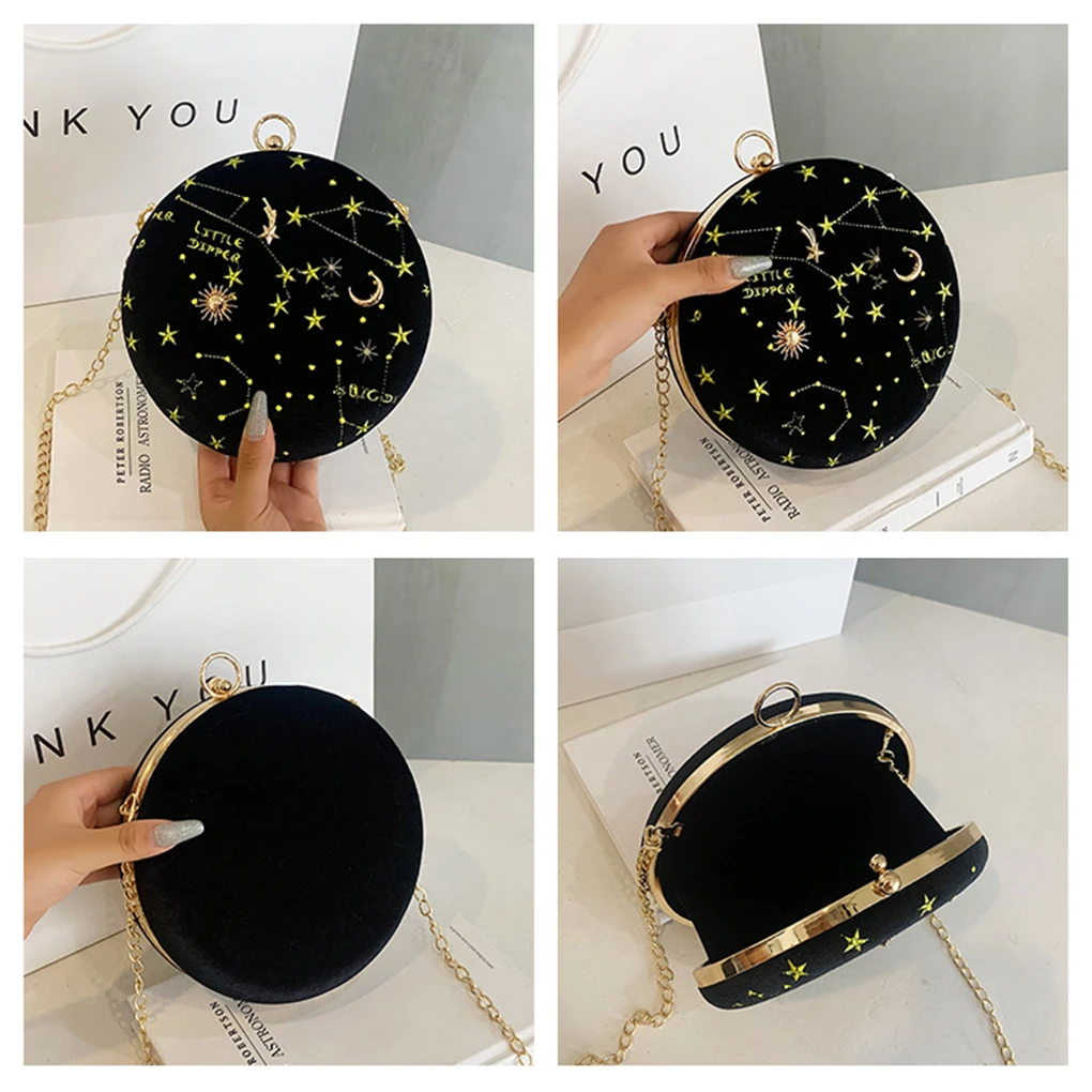 

Женская круглая бархатная сумка через плечо, кошелек, женская сумка через плечо