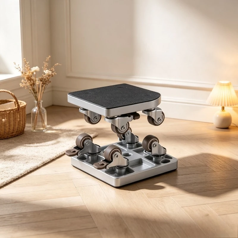 360° Swivel Furniture Mover Dolly, Heavy Duty Appliance Slider Roller Caster Tool for Moving Fridge Sofa, Load Lifter.