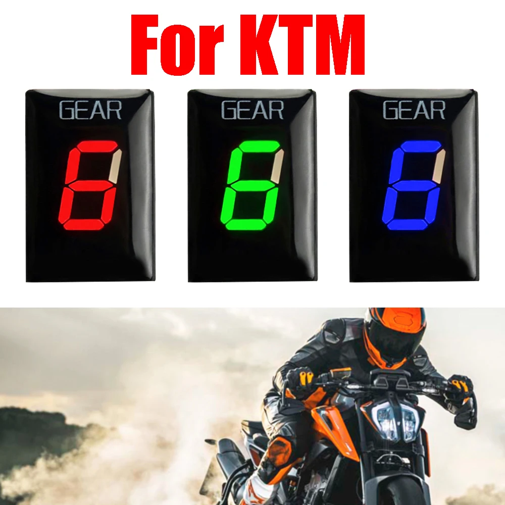 Motorcycle Gear Indicator For KTM 950 990 Super Duke Enduro R Superduke R 1090 RC8 1090 R 990 SMT Accessories Speed Gear Display