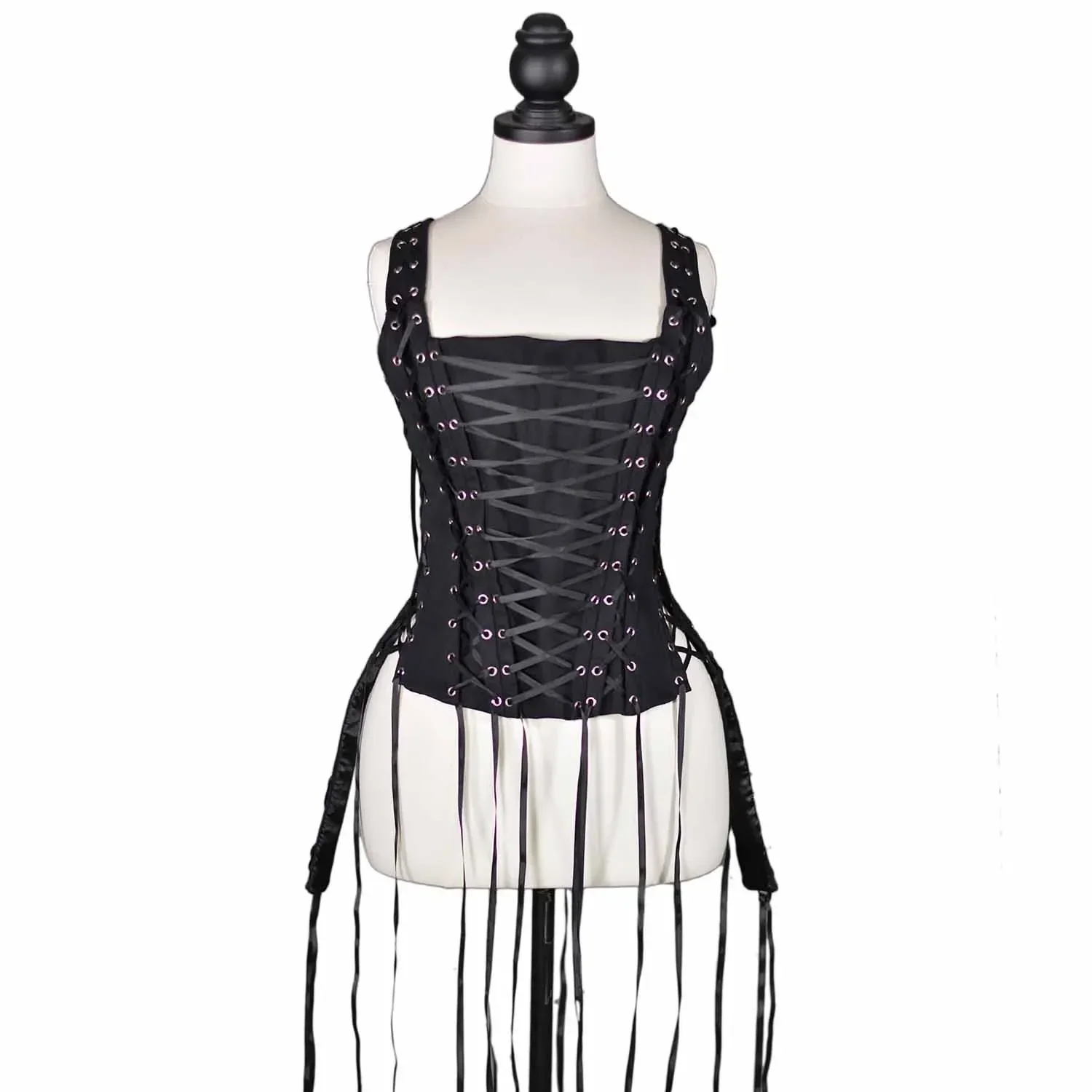 

Off Shoulder Steampunk Gothic Black Corsets Women Sexy Renaissance Medieval Bustiers Victorian Girls Vintage Pirate Costume