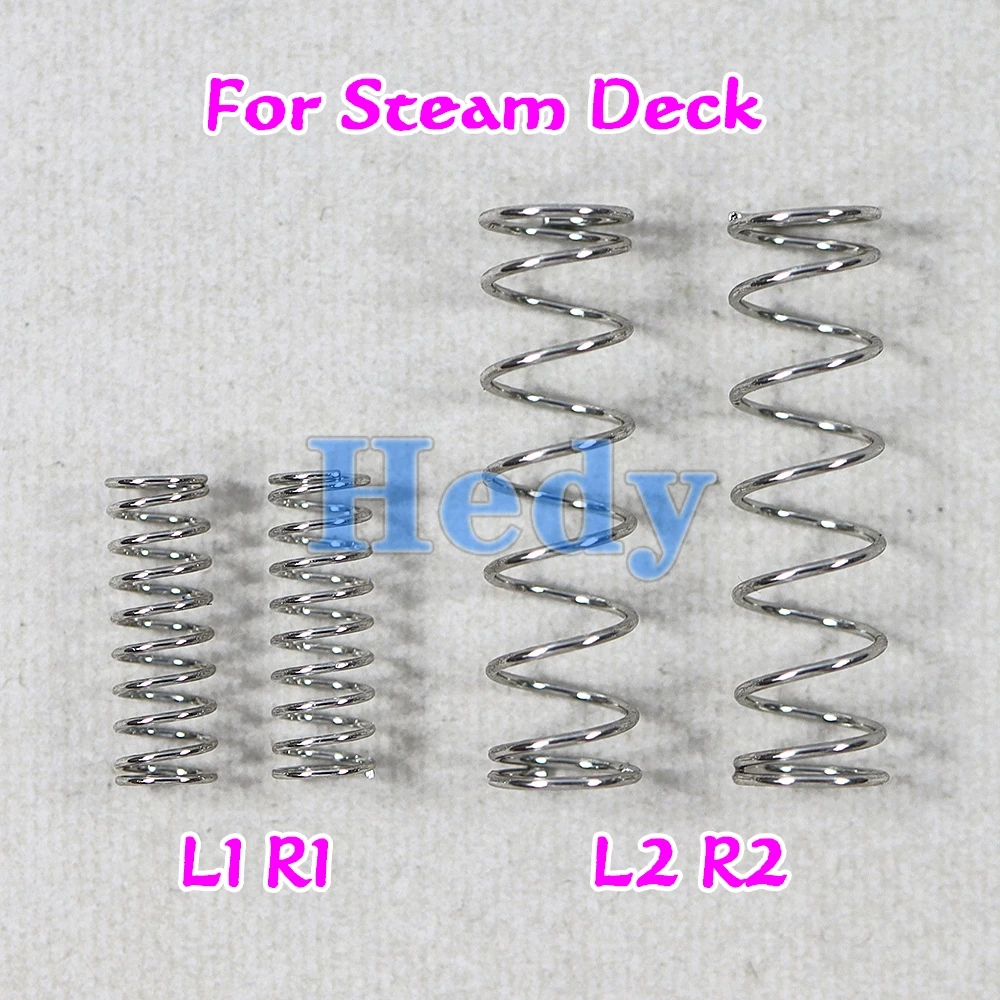 5PCS Joystick Left Right Button Built-in Metal Spring For Steam Deck Console L2R2 Button Spring L2R2 Trigger L1 R1 L2 R2