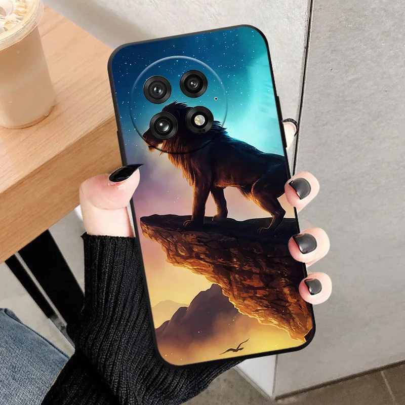 For OnePlus 13 5G Phone Case Cool Animal Flower Printed Shockproof Protective Back Cover For OnePlus 13 TPU Silicone Case image 2