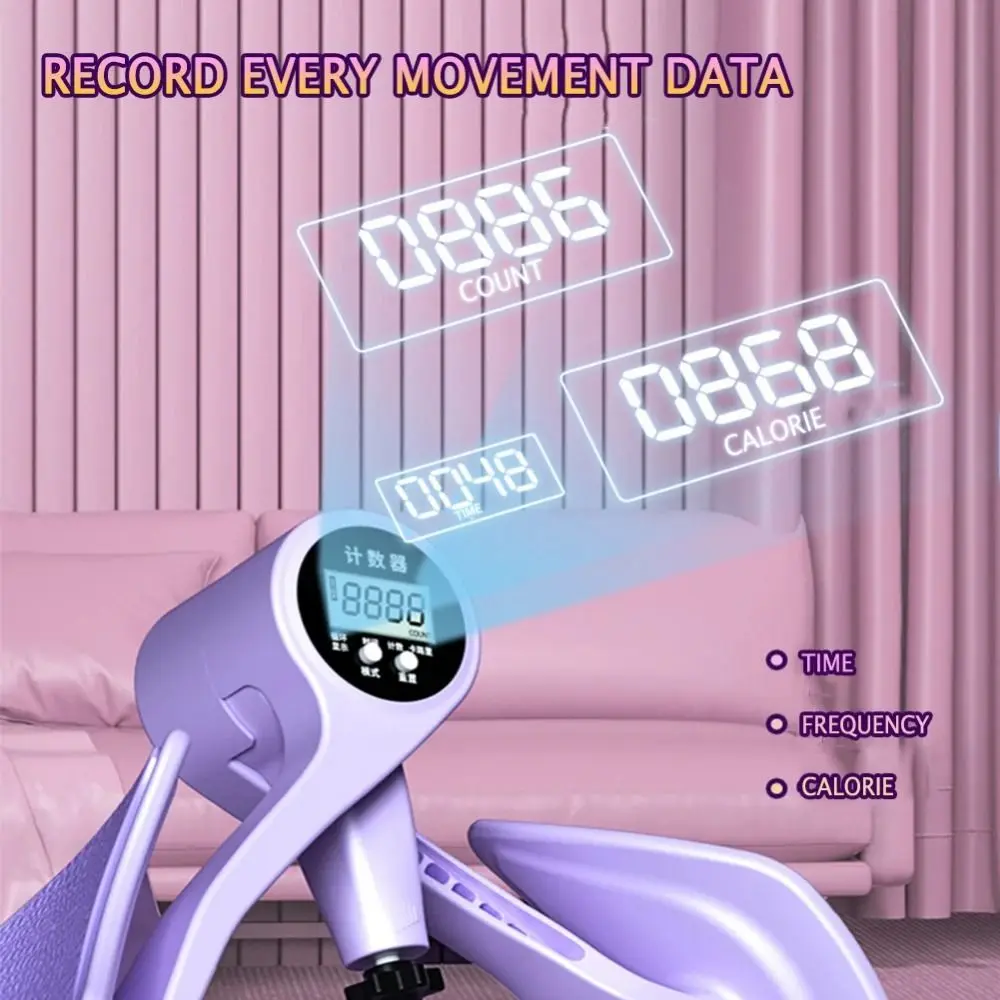 Strength Adjustable Pelvic Floor Trainer Digital Counter Battery Powered Kegel Training Device 360 Degree Rotation LCD Display