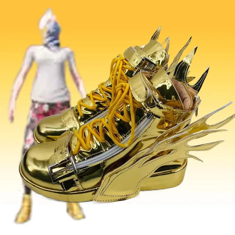 2025 12 900 PUBG Mobile Party Dance King Cosplay أحذية أداء معرض الرسوم المتحركة الثانوية