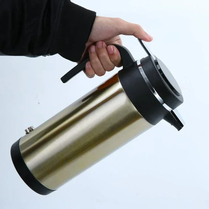 12V/24V veicolo acqua calda bollente bollitore elettrico camion da viaggio isolamento termico tazza di riscaldamento auto teiera caldaia bottiglia 1.2L