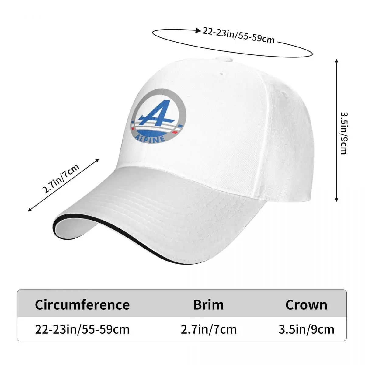 RENAULT ALPINE 1992 Cap Fashion Casual Baseball Caps Adjustable Hat Hip Hop Summer Unisex Baseball Hats Customizable