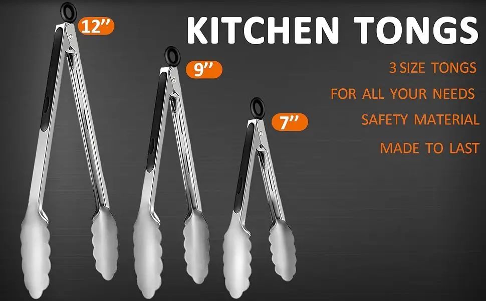  tongs for cooking 