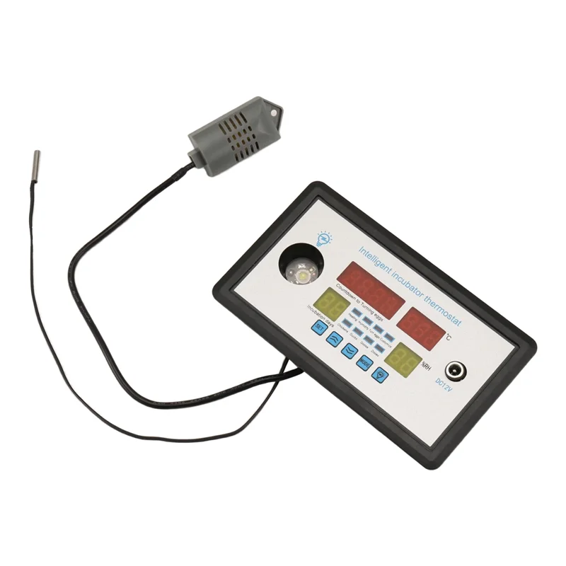 

B63B-ZFX-W9002 Умный термостат Цифровой инкубатор с контролем температуры и влажности 360 Автоматический поворот яиц 12 В