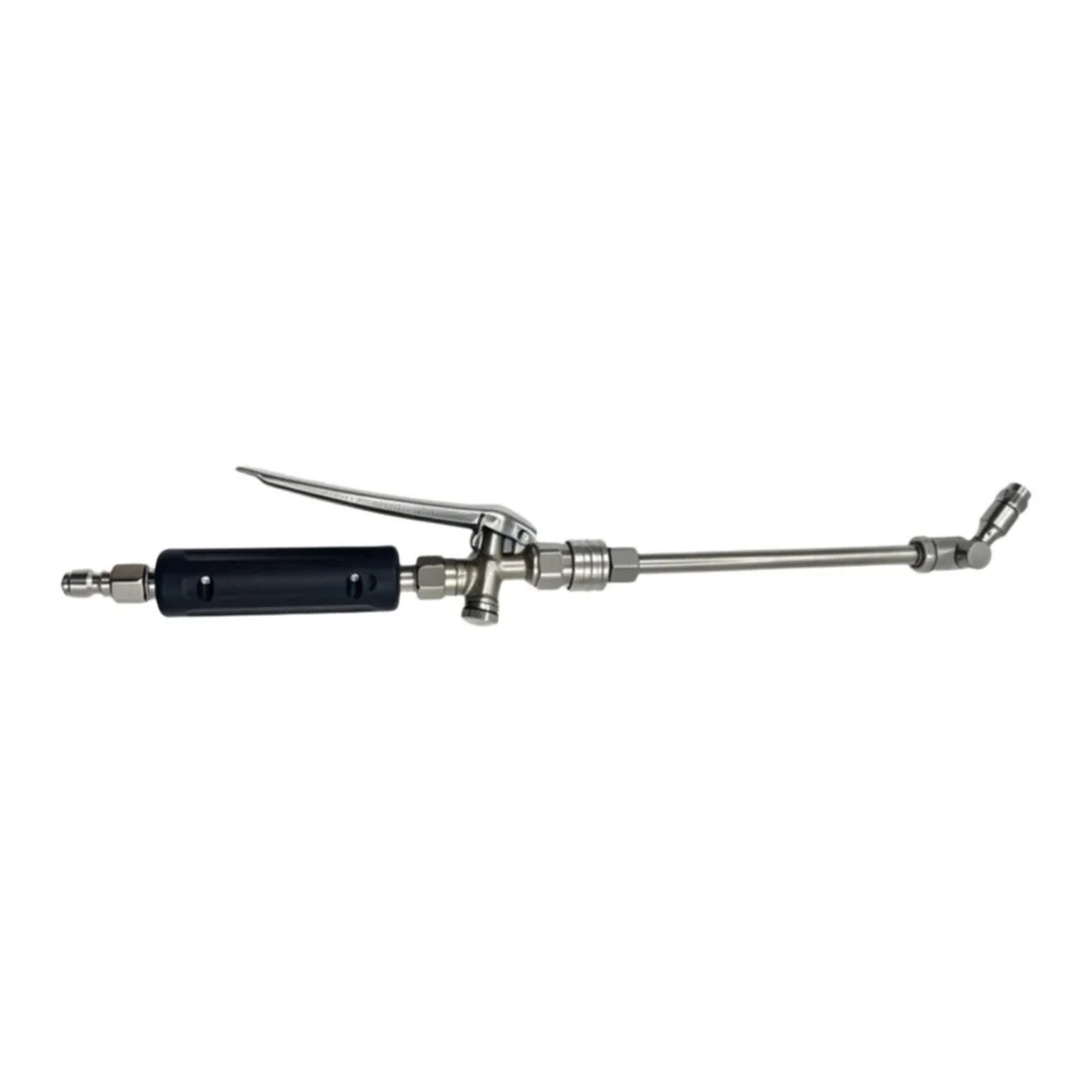 High Pressure Washer Extension Rod With Fan Shaped Nozzle For Air Conditioner And Household Cleaning Steel Spray Wand Tool