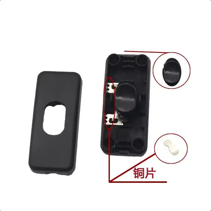 【5-2PCS】Light Switch AC Lnline ON/OFF Table Desk Lamp Cord Cable Toggle Rocker Switches Control For LED Lighting