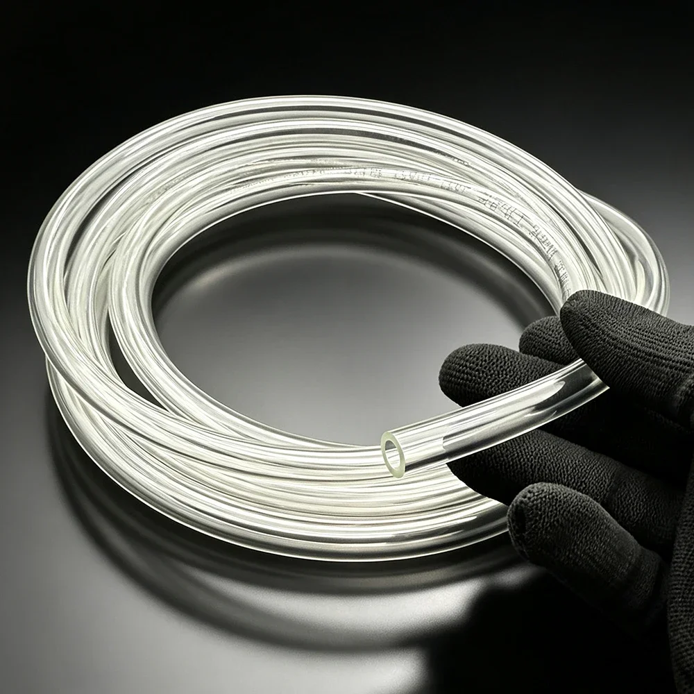 High Pressure Clear TPU Fuel Tube OD 6mm~20mm Anti‑Leak Oil Resistant Flexible Petrol Pipe For Engine Oil Transfer