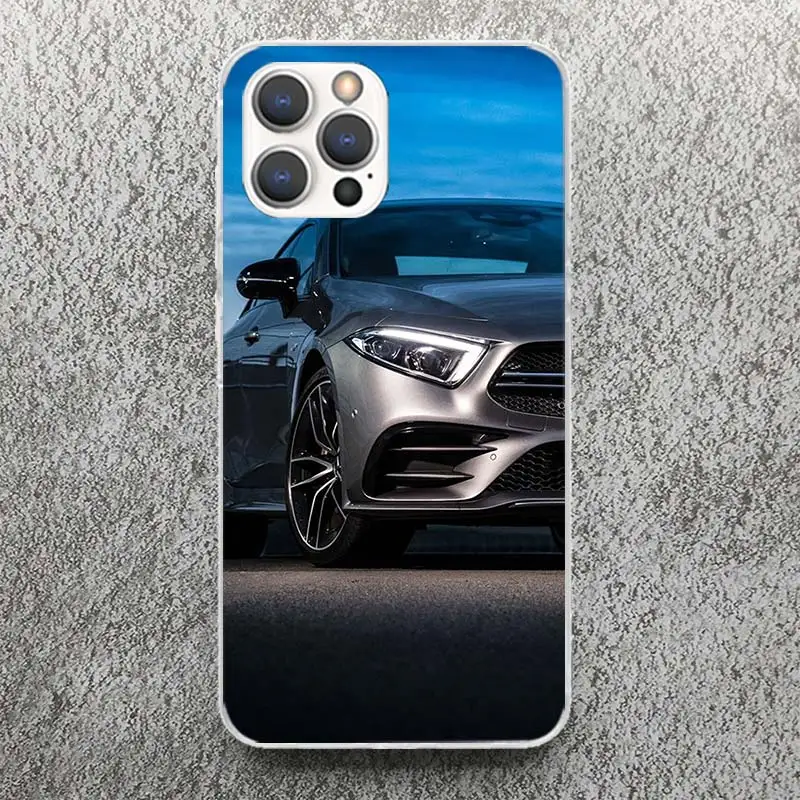 Sport Car C63 E63 S63 G63 Phone Case For Apple iPhone 16 15 14 13 12 11 Pro Max Mini XS XR X 7 Plus 8 + SE Soft Silicone Print S