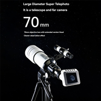 A48F-Professional Astronomical Telescope Monocular 70300 Electronic Eyepiece 70MM Large-Aperture For Stargazing Bird Watching